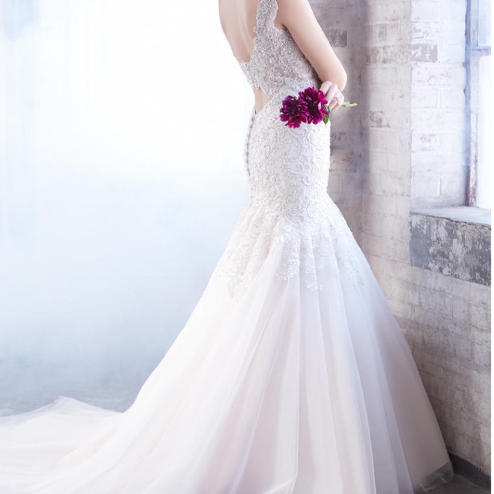 Madison James by Allure Beaded Wedding Gown MJ207 - Picture 6 of 7